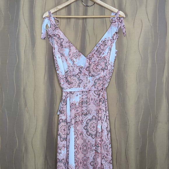 NANETTE LEPORE PAISLEY SPRING MAXI DRESS [SIZE: 8] [USED / PERFECT CONDITION] - Picture 3 of 5